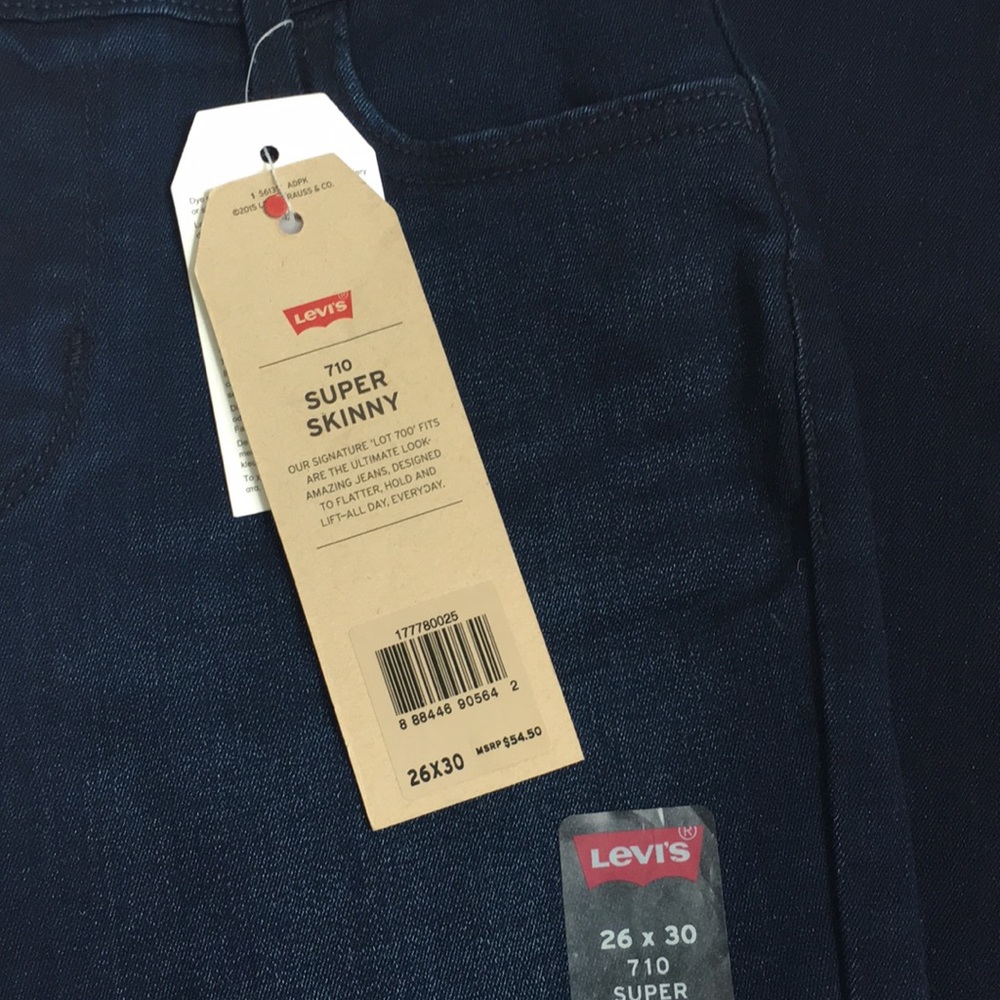 Levi’s 710 Super Skinny Jeans - Picture 4 of 4